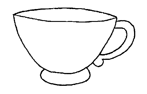 cup clipart black and white - photo #6